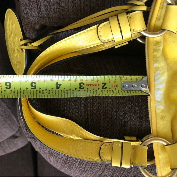 Vintage Juicy Couture Y2K Daisy Velour Patent Trim Handbag